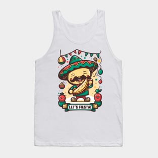 Let's Fiesta Cinco De Mayo Funny Mexican Tank Top